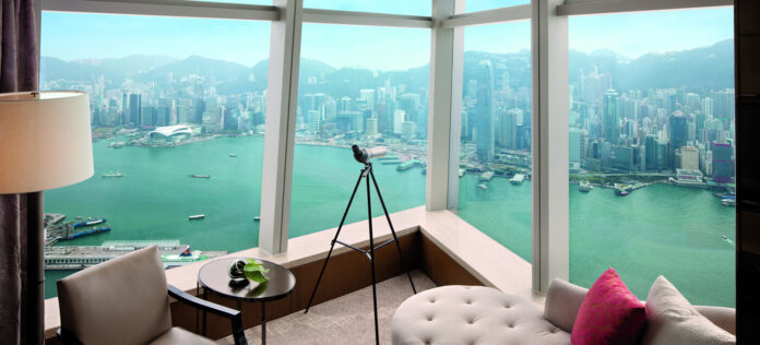 Asia-Pacific Luxury Hotel Investment – Ritz-Carlton Hong Kong Skyline View Luxury view from The Ritz-Carlton Hong Kong highlighting Asia-Pacific luxury hotel investment growth